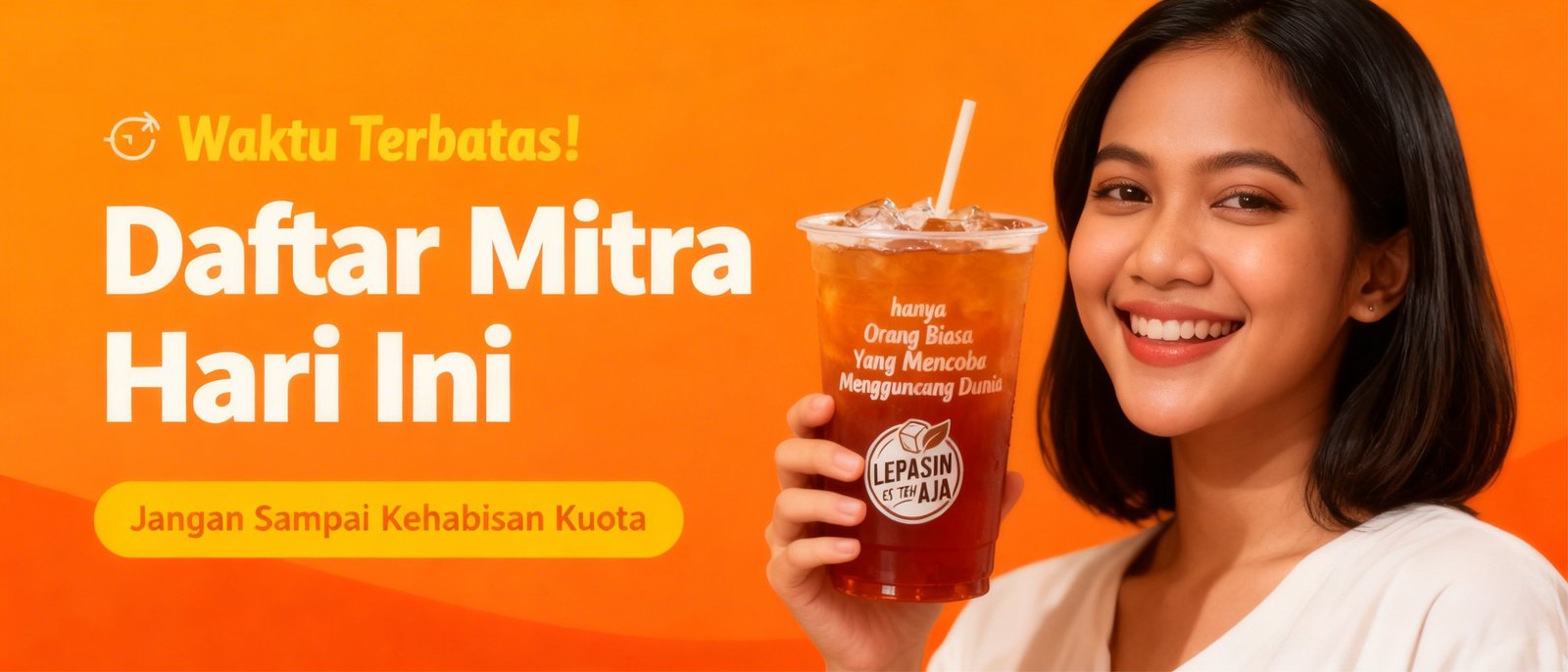 Booth Es Teh Lepasin Aja